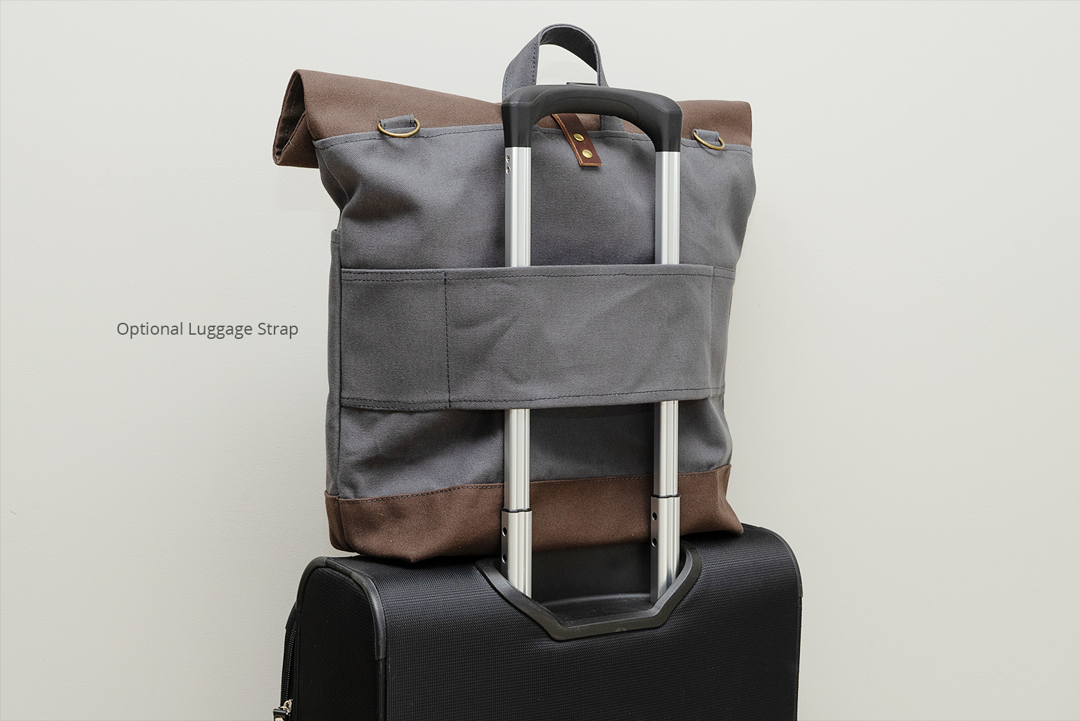 Roll Top Bag – Custom Color – Modern Coup Design Studio